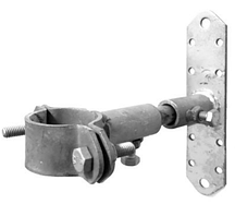 Настінний тримач блискавкоприймача ø40 мм 150 мм, HDG, KovoFlex