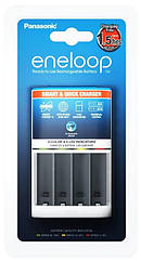 Зарядний пристрій для акумуляторів Panasonic BQ-CC55E AA/AAA Eneloop ready LED індикатор 4 канали