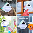 Магнітна щітка для миття та очищення вікон з високоякісного пластику, фото 6