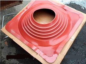 Прохід покрівельний Master-flash прямий 50-70 мм (чорний), фото 4