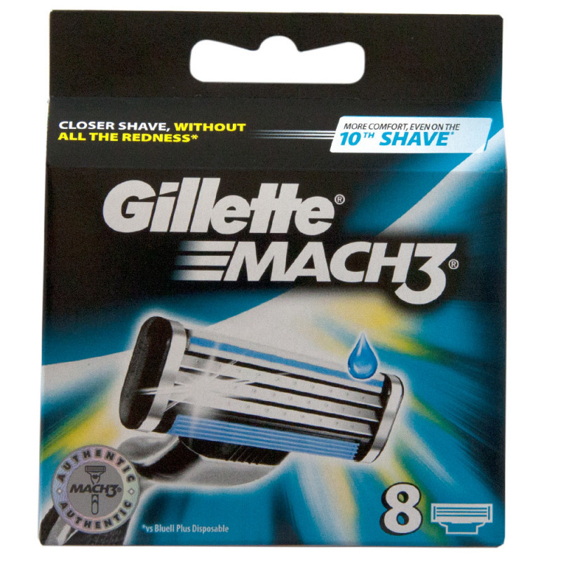 Змінні картриджі для гоління Gillette Mach3