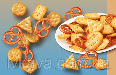 Суміш крендів і крекерів Brezel Crackers Mix Croco, 250 г, фото 2