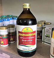 Відангарішта 450мл Нагарджуна, Виданга, Vidangarishta, Nagarjuna, Видангариштам, при глистных инвазиях,