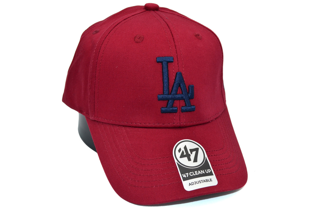 Бейсболка MBL 47 Adjustable LA Dodgers бордова (C 0919-228)
