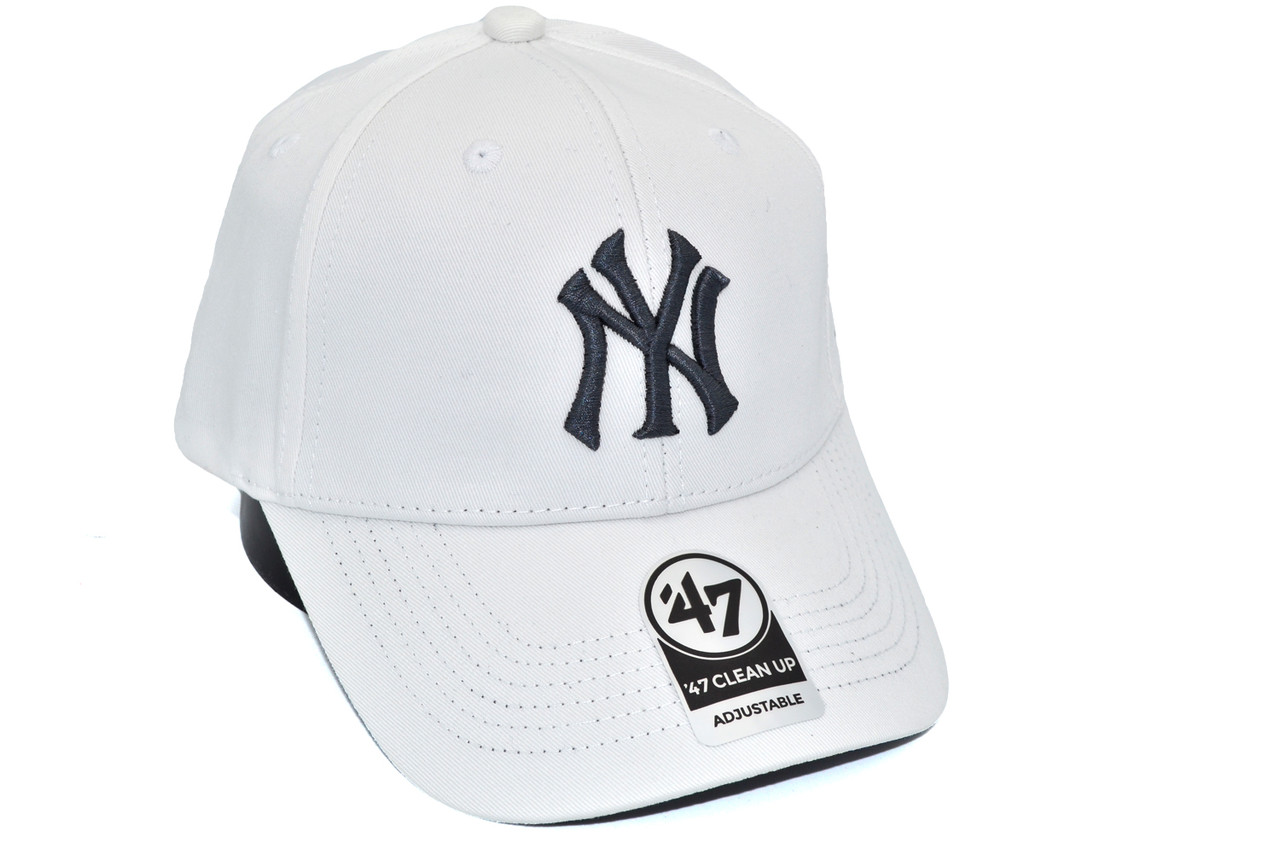 Бейсболка MBL 47 Adjustable New York Yankees біла (C 0919-238)