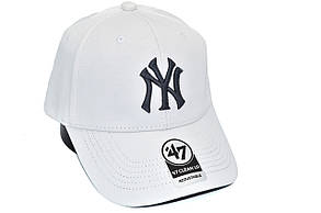 Бейсболка MBL 47 Adjustable New York Yankees біла (C 0919-238), фото 1