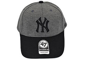 Бейсболка MBL 47 Adjustable New York Yankees темно-серая (C 0919-240), фото 4
