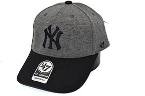 Бейсболка MBL 47 Adjustable New York Yankees темно-серая (C 0919-240), фото 3