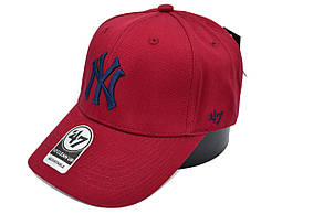 Бейсболка MBL 47 Adjustable New York Yankees бордова (C 0919-244), фото 3