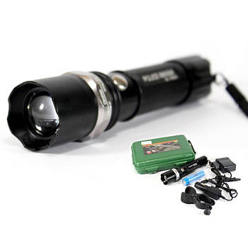 Ліхтар BL 8628 XPE в пластиковому кейсі з кріпленням під велосипед