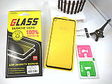 Захисне скло 9D full glue для Samsung Galaxy A8s (G8870) (black) повне проклеювання, фото 3