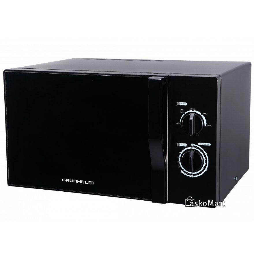 Микроволновая Печь 800 Вт, 23 Л, Grunhelm 23MX723-B (101558) — Купить ...