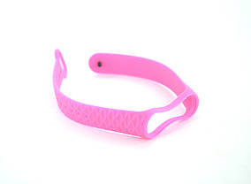 Ремінець силіконовий для фітнес браслета Mi Band 3/4 Black