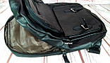 Шкіряний чоловічий рюкзак. Чоловічий портфель. Сумка для ноутбука, для документів. СЛ03, фото 7