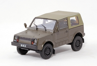 Автолегенди №91 ВАЗ-2122 "Річка" хакі | Колекційна модель 1:43 | DeAgostini