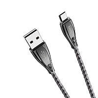 Кабель micro-USB Hoco U56 Metal armor micro-USB 1.2 m Сірий