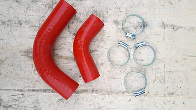 50-1303062 Патрубки радіатора МТЗ (2шт) (СИЛІКОН) МТЗ-80, МТЗ-82 (501303062Б2)