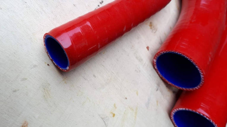 70-1303000 Патрубки радіатора (3 шт) (СИЛІКОН) МТЗ-80, 82, 900 (701303001), фото 2