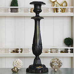 Підсвічник із полістоуну бронза антик