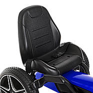 Дитячий карт Mercedes Bambi M 4271E-4 Синій | Педальна машинка веломобіль, фото 6