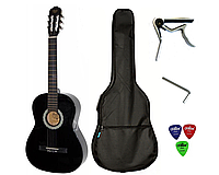 Набір гітара класична BANDES CG-821 BK + чохол+ каподастр + медіатори