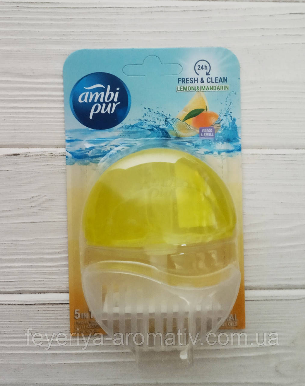 Блок для унитаза Ambipure Lemon s Mandarin 55мл Испания