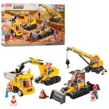 Конструктор SLUBAN стройтехника M38-B0810 G-Rich