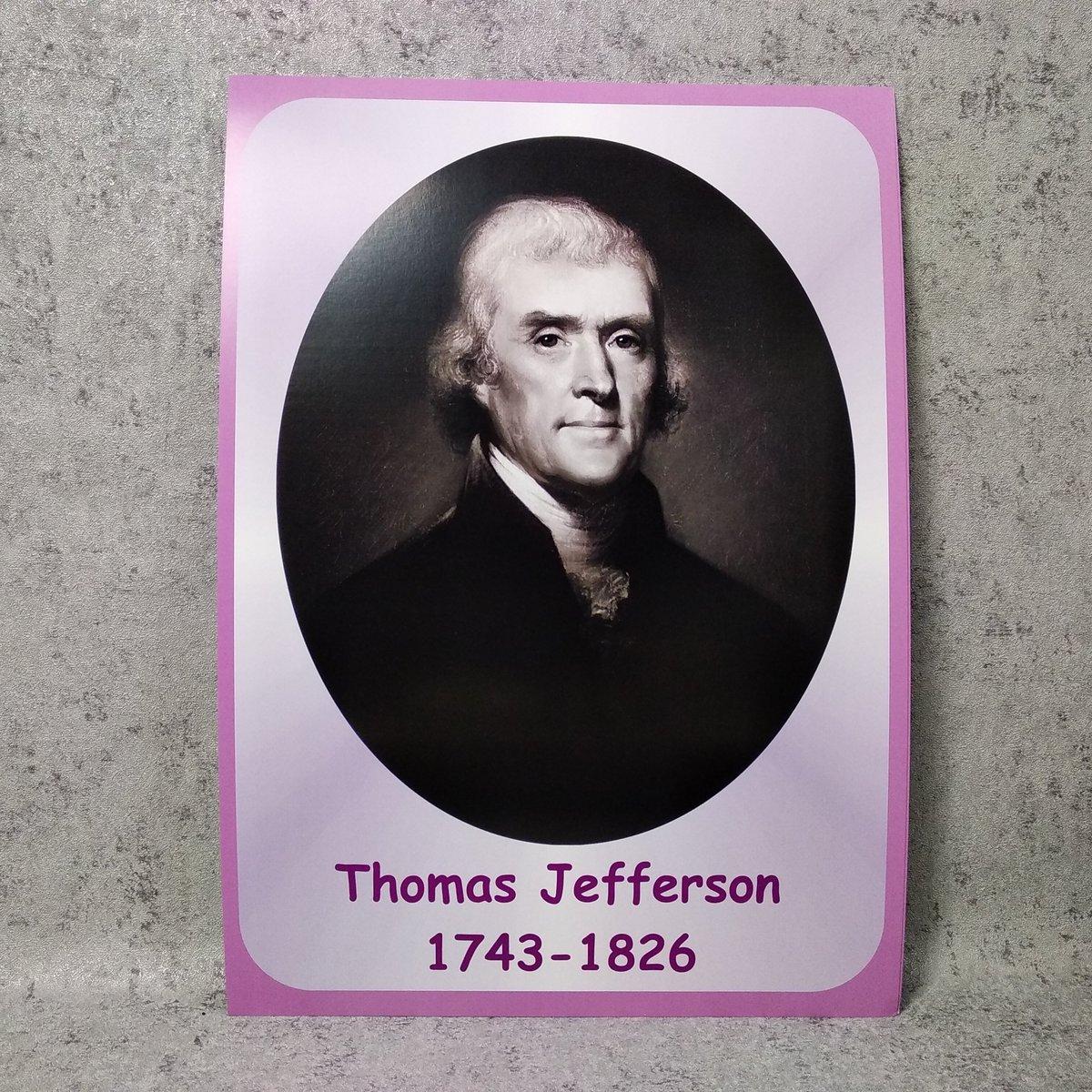 Thomas Jefferson Портреты английских поэтов и писателей