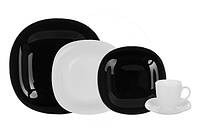 Столовый сервиз Luminarc Carine Black/White 30 предметов (N1500)