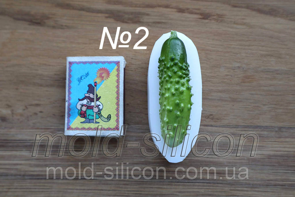 Силіконовий молд "Огірець 2", фото 1