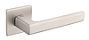 Ручки дверні TUPAI 3095Q 5S-142 нікель матовий (для міжкімнатних/вхідних дверей ), фото 2