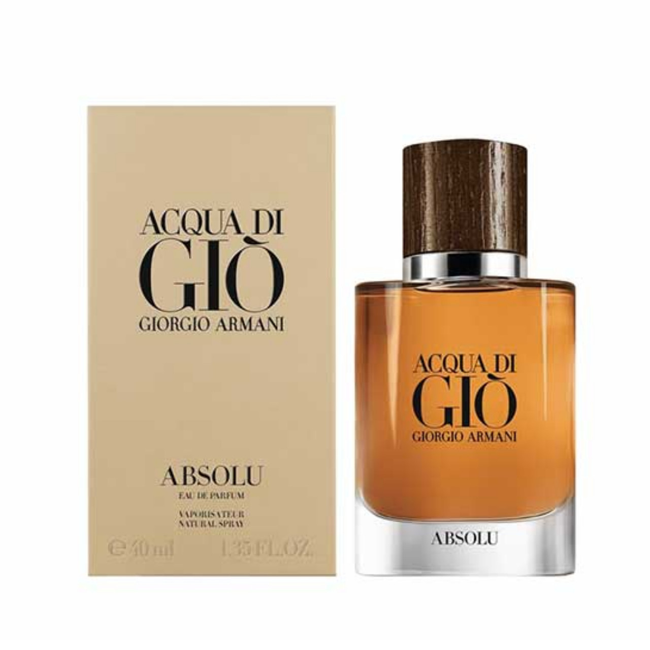 Чоловічі парфуми Giorgio Armani Acqua di Gio Absolu 40ml оригінал, пряний деревний аромат
