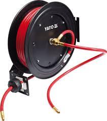 ШЛАНГ ПНІВМАТИЧНИЙ YATO НА КАТУШКЕ З АВТОСМАТУВАННЯм 9.5 ММ 15 М, фото 1