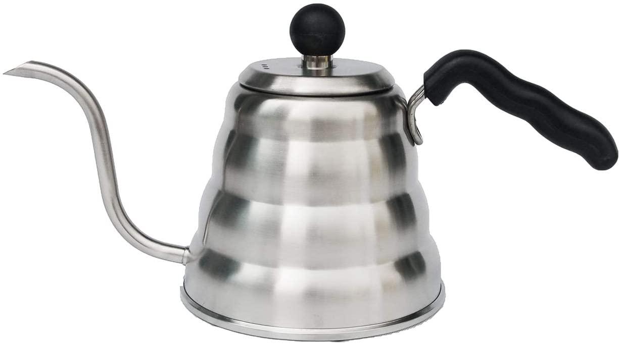 Чайник для заварювання кави Mixpresso з нержавійки, Сріблястий 1,2 л