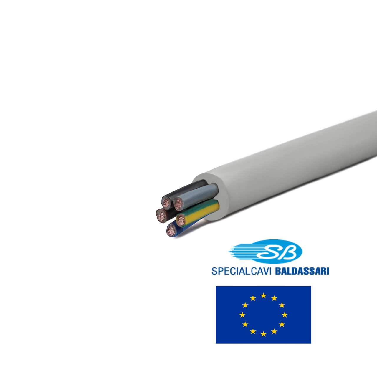 Кабель мідний гнучкий 5G6 FROR FR450-05060 Specialcavi контрольний управління 5 клас гнучкості (силовий провід ПВСнг-LS)