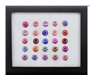 Різнобарвна шпінель набір 2.5 мм шт 16