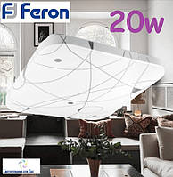 Накладной светодиодный светильник LED Feron AL537 20W 1500Lm 5000K 330*65mm