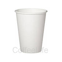 Стакан бумажный одноразовый белый 400мл - 50шт/уп для чай кофе