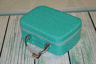 Набір для шиття (дорожній швейний набір у валізці), колір — бірюзовий