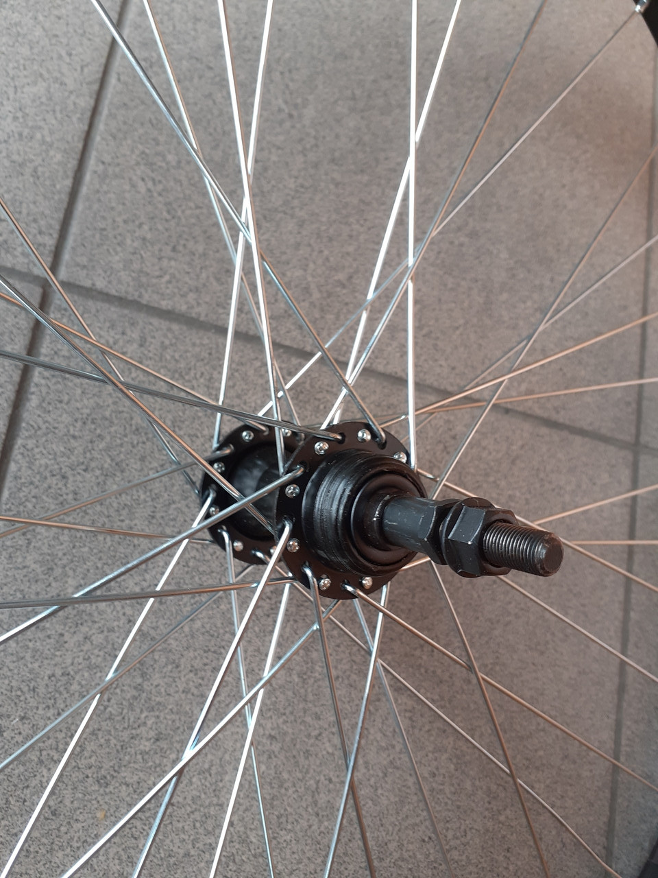 Колесо заднє 26 дюймів подвійний обід (сталева втулка)