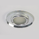 Точковий світильник з вбудованим LED підсвічуванням (теплий білий колір) 3 Вт під лампочку MR16 СветМира, фото 3