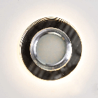 Точковий світильник з вбудованим LED підсвічуванням (теплий білий колір) 3 Вт під лампочку MR16 СветМира, фото 2