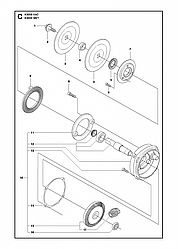 4 ШЕСТЕРНИ | K3000 WET, 2012-01 Резчик Husqvarna электрический | дисковый |