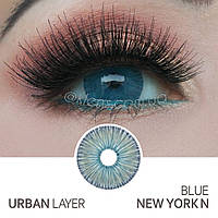 Контактные цветные линзы Urban Layer New York N Blue
