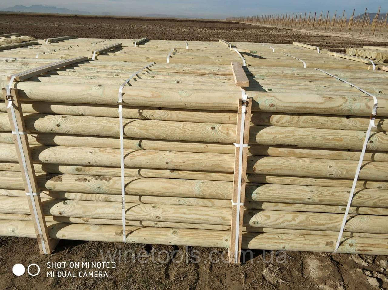Шпалерні Стовпи дерев'яна яні 140х4700