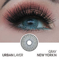 Контактные цветные линзы Urban Layer New York N Gray