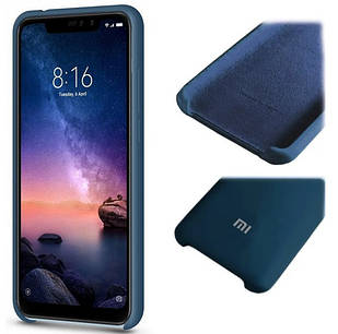 Чохол Silicone Case для Xiaomi Redmi 6 синій (сяомі ксіоміредмі 6)