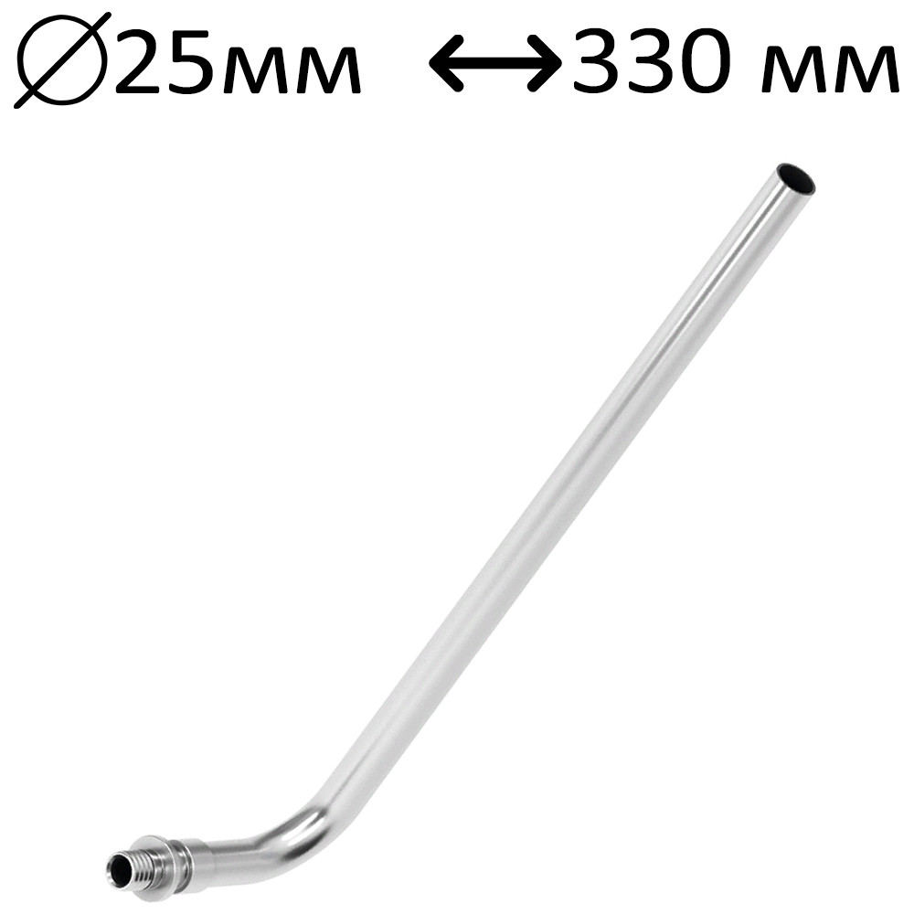 Кут з никел. трубкою Cu 15 мм, L=330 мм, D=16 мм ALFA CHE