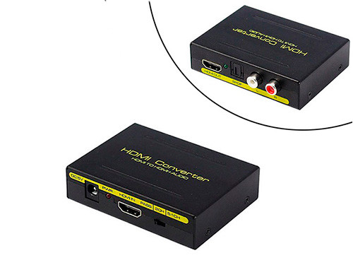 Перетворювач аудіо HDMI екстрактор SPDIF, Toslink, RCA, тюльпан