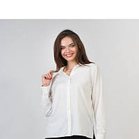 Легка жіноча сорочка білого кольору, розміри 50,54 (від виробника)